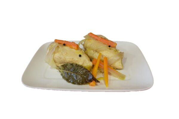 PECHUGAS Y VERDURAS ESCABECHADAS