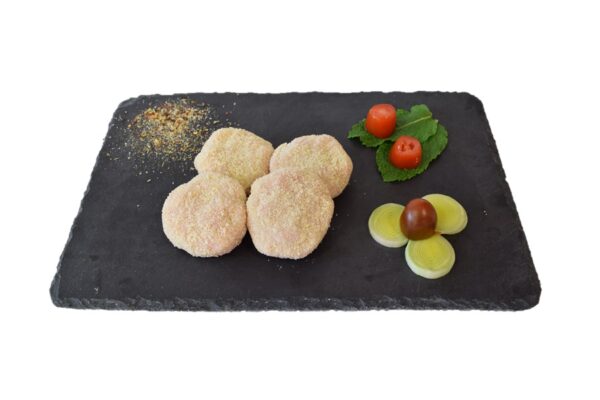HAMBURGUESITAS DE POLLO CON QUESO